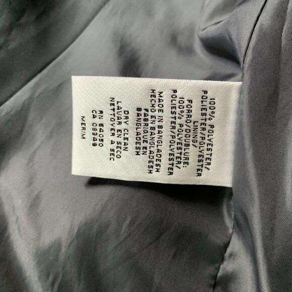 Nine West Women Blazer Size 12 Gray Suit Separates Single Button Office Church - Picture 7 of 8